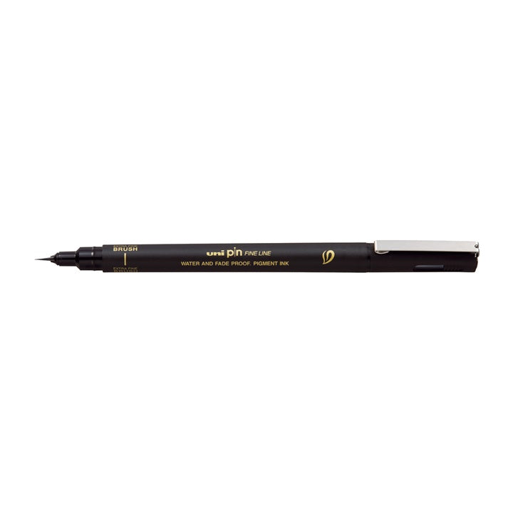 Ecsetmarker UNI PIN fekete (2)