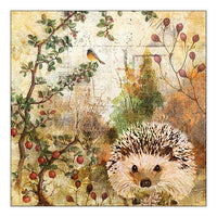 Eko decoupage szalvéta Autumn Hedgehog - 1 db