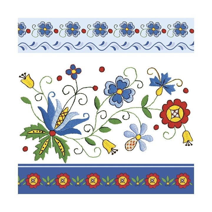 Eko decoupage szalvéta Kashubian Folk 8 - 1db