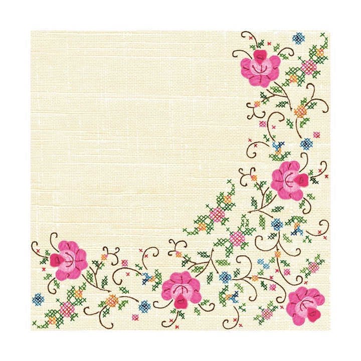 Eko Decoupage szalvéták Cross Stitch Frame - 1 db