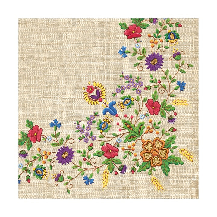 Eko decoupage szalvéták Kashubian Folk 5 - 1db