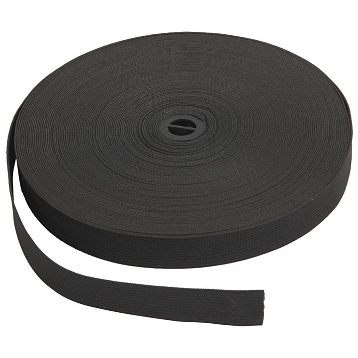 Elasztikus gumi 20 mm - 25 m – fekete