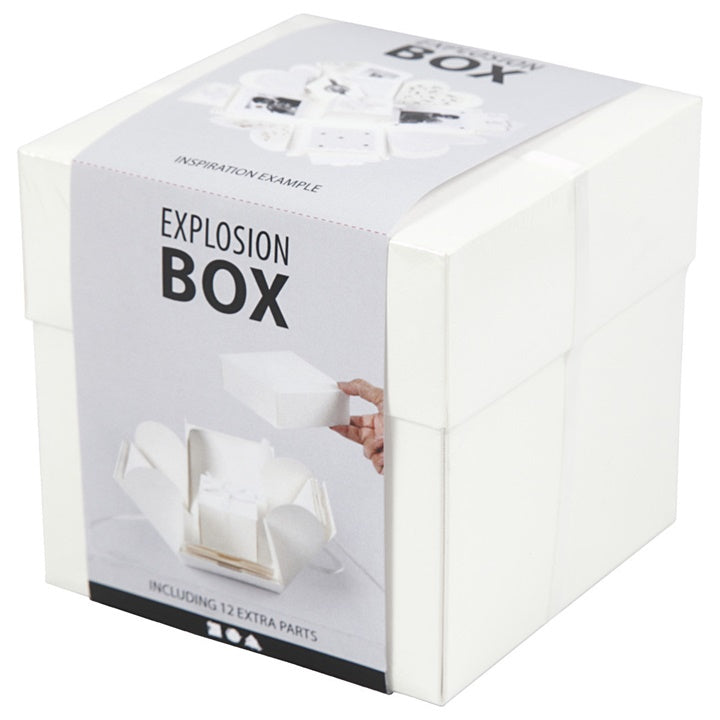Exploding box – white