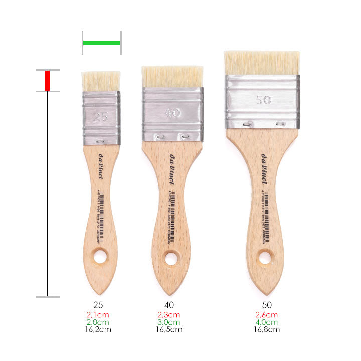 Extra rövid mottler ecset 2473 - da Vinci (2)