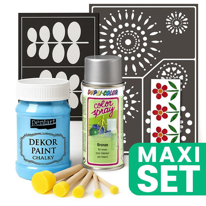 Ezüst spray bútorfelújító készlet - égszínkék (1)