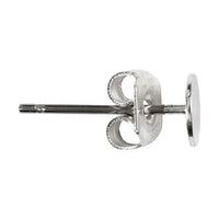 Ezüstözött fülbevaló 13 mm - 10 db (2)
