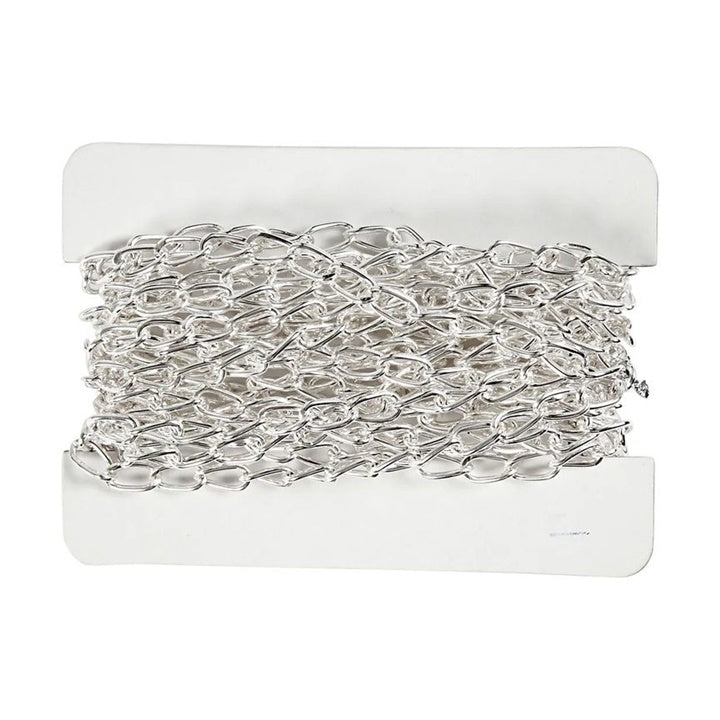 Ezüstözött lánc 6 mm x 5 m (1)
