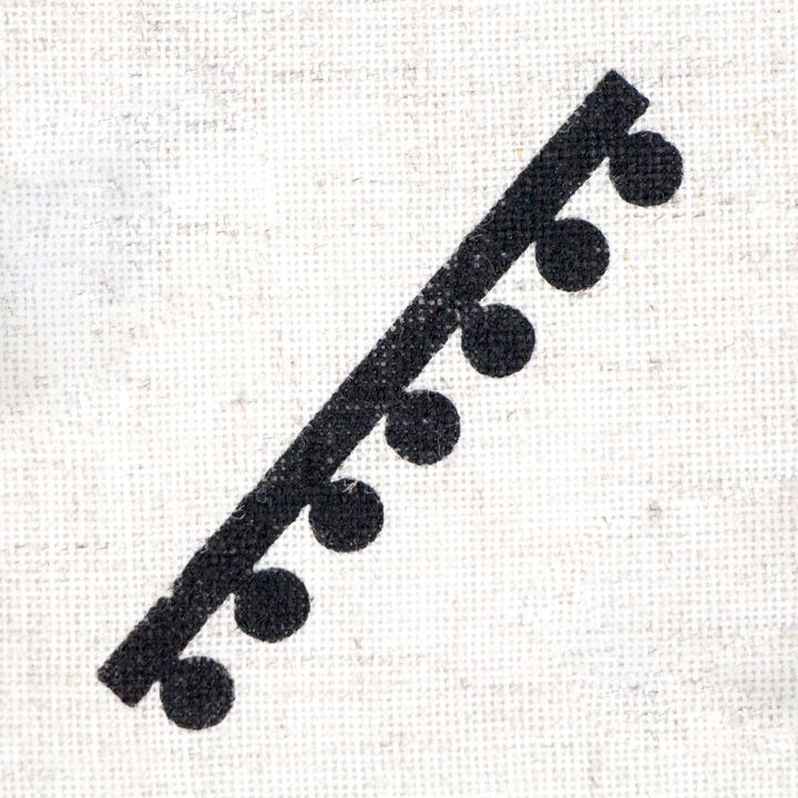 Fa bélyegző ROSA TALENT No. 8 Geometria 7x1.2 cm (2)