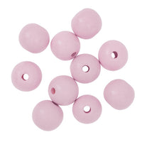 Fa gyöngyök 2,5 cm - 10 darabos csomag