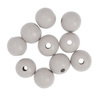 Fa gyöngyök 2,5 cm - 10 darabos csomag