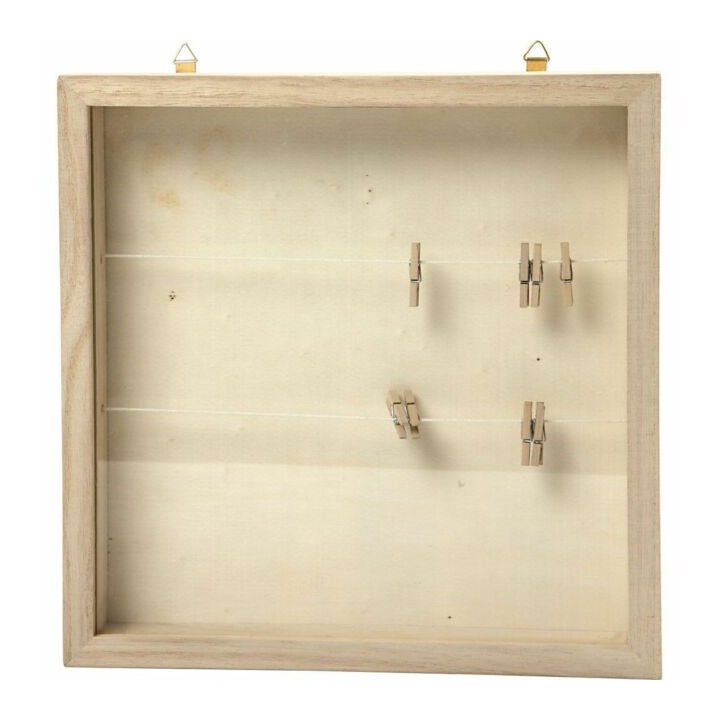 Fa képkeret 3D - 23 x 23cm