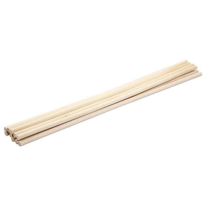 Fa pálcikák 30 x 0.6 cm - 10  db