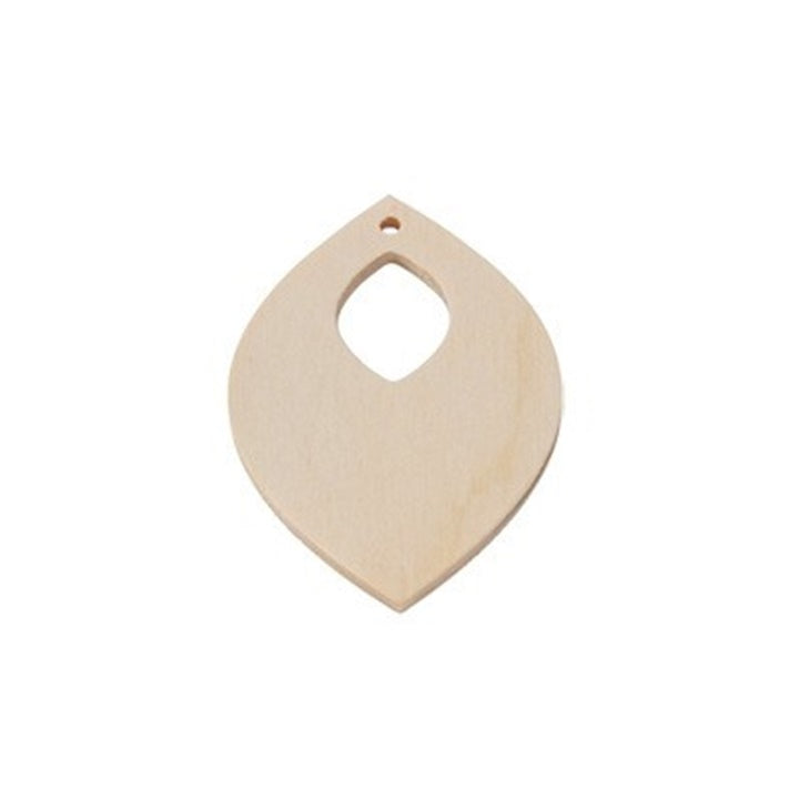 Fa termékek bizsu készítéshez - levél 5,5 cm