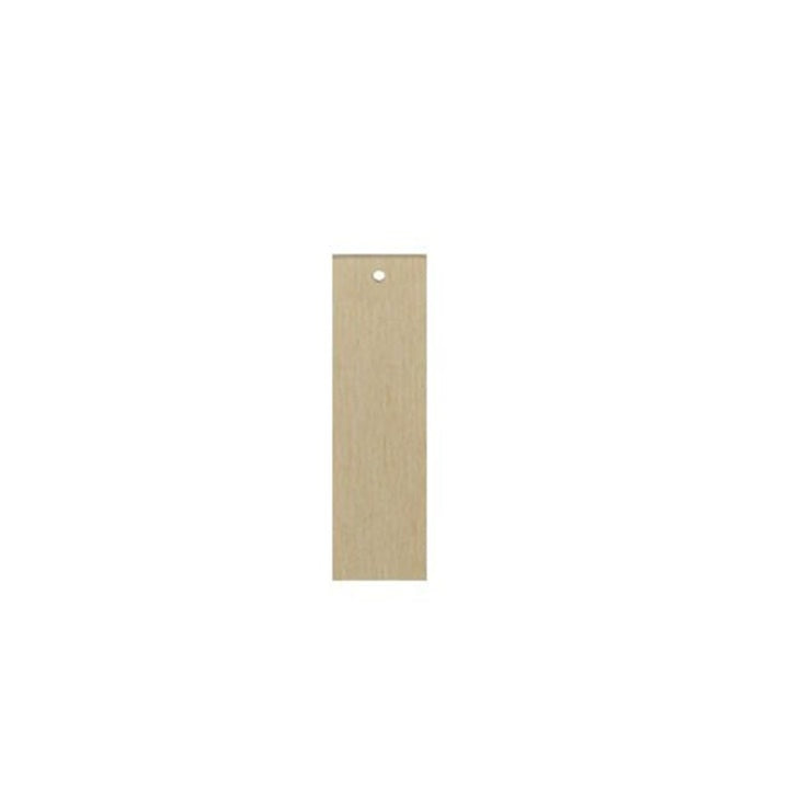 Fa termékek bizsu készítéshez - téglalap 5,5 cm