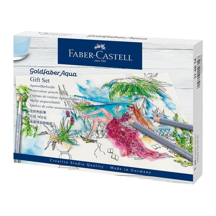 Faber-Castell Goldfaber Aqua Aqua akvarellceruza ajándékkészlet