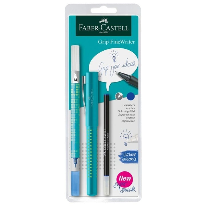 Faber-Castell Grip írókészlet - türkiz színű