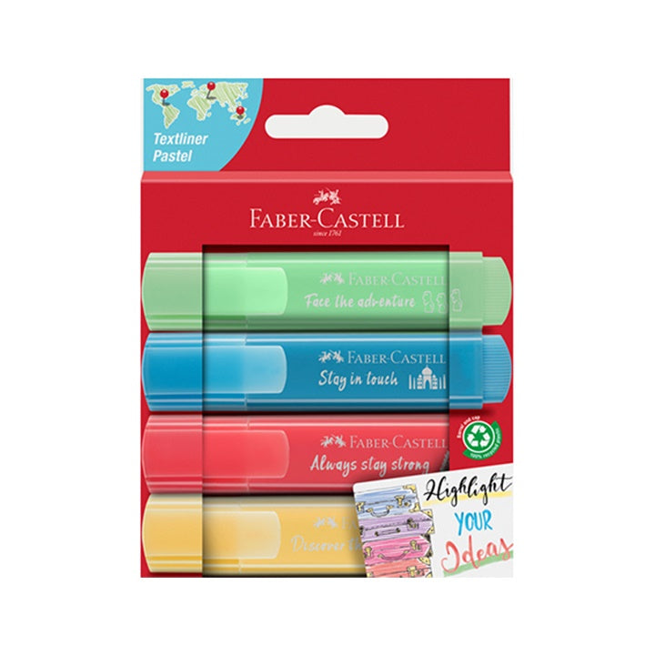 FABER CASTELL highlighter készlet 4 db