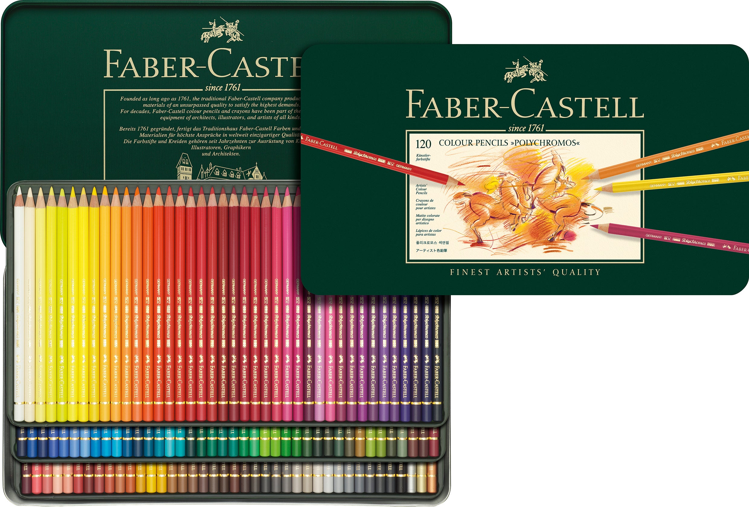 Faber-Castell Polychromos szinesceruza 120db-os - fém doboz