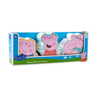 Fából készült kirakós készlet gyerekeknek PEPPA PIG 3 db