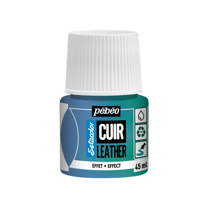 Bőrfesték Pebeo Setacolor effect 45 ml – duokróm kék/zöld