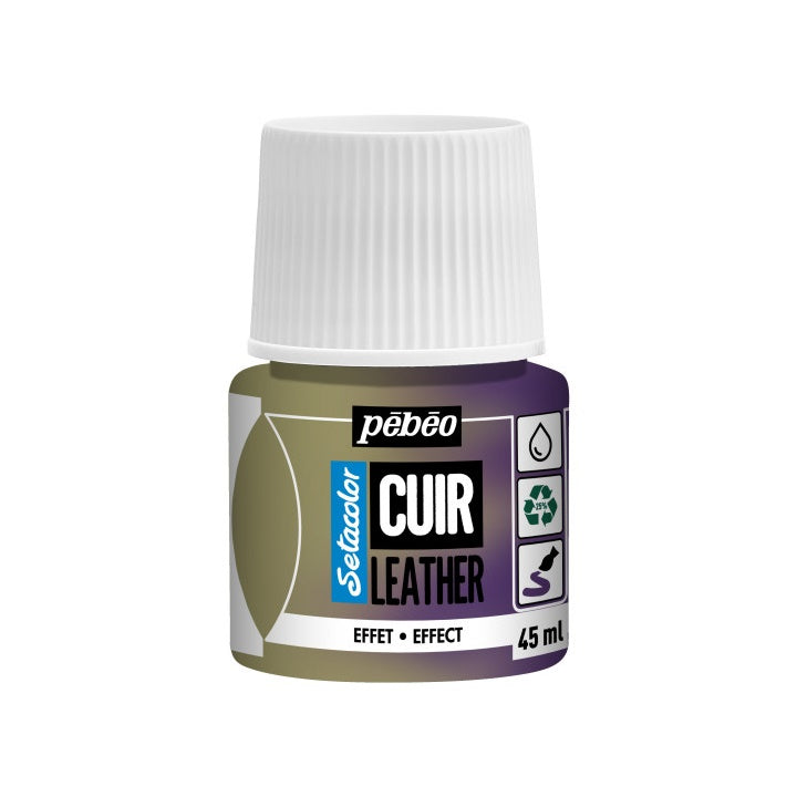 Bőrfesték Pebeo Setacolor effect 45 ml – duokróm sárga/lila