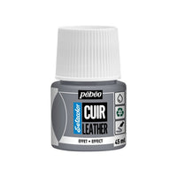 Bőrfesték Pebeo Setacolor effect 45 ml – fémes ezüst