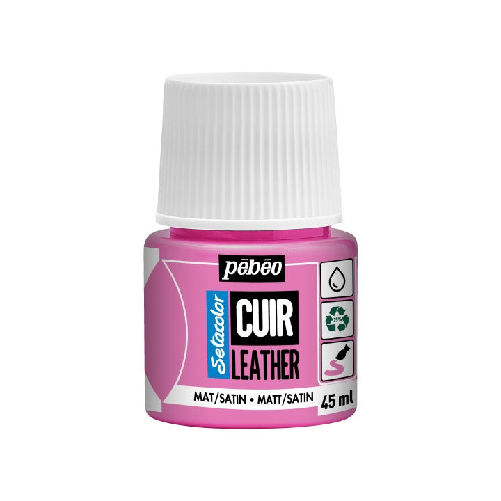 Bőrfesték Pebeo Setacolor matt/satin 45 ml – cukorka rózsaszín