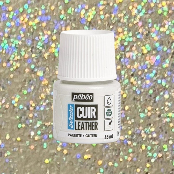 Bőrfesték Pebeo Setacolor matt/satin 45 ml – szivárványos csillogás