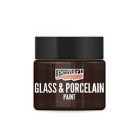 PENTART üveg és porcelánfesték- 30 ml – brown