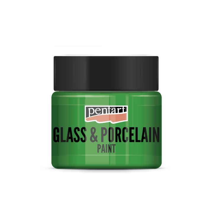PENTART üveg és porcelánfesték- 30 ml – apple-green
