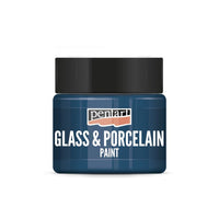 PENTART üveg és porcelánfesték- 30 ml – turquoise-blue