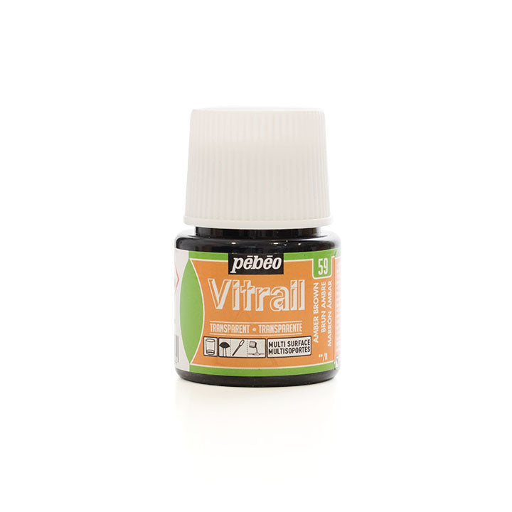 Üvegfesték Pebeo Vitrail 45 ml – Amber brown