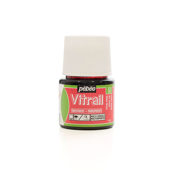 Üvegfesték Pebeo Vitrail 45 ml – Vivid pink