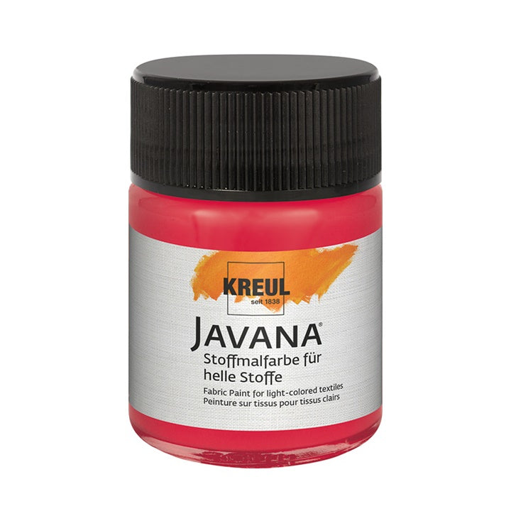 Textilfesték világos anyagra JAVANA 50 ml – Carmine Red