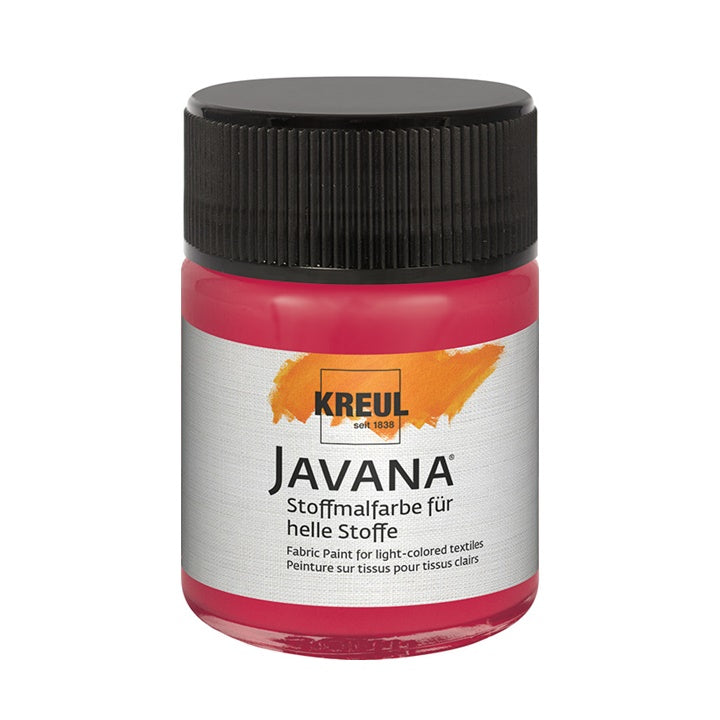 Textilfesték világos anyagra JAVANA 50 ml – Ruby Red