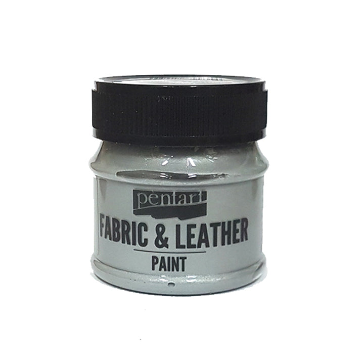 Festék textiliákra és bőrre Pentart 50 ml – Silver