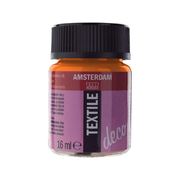 Textilfesték Amsterdam Textile Deco 16 ml – narancssárga átláthatatlan - 263
