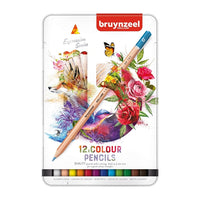 Bruynzeel Expression Series színes ceruzák fém dobozban – 12 ks