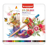 Bruynzeel Expression Series színes ceruzák fém dobozban – 24 ks