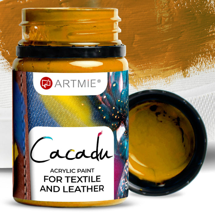 Festékek textíliákhoz és bőrhöz ARTMIE CACADU 50 ml – 6 okkersárga