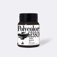 Fekete akril gesso Maimeri Polycolor 500 ml