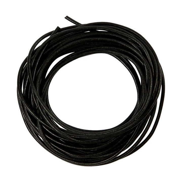 Fekete bőrzsinór 2mm x 4m (2)