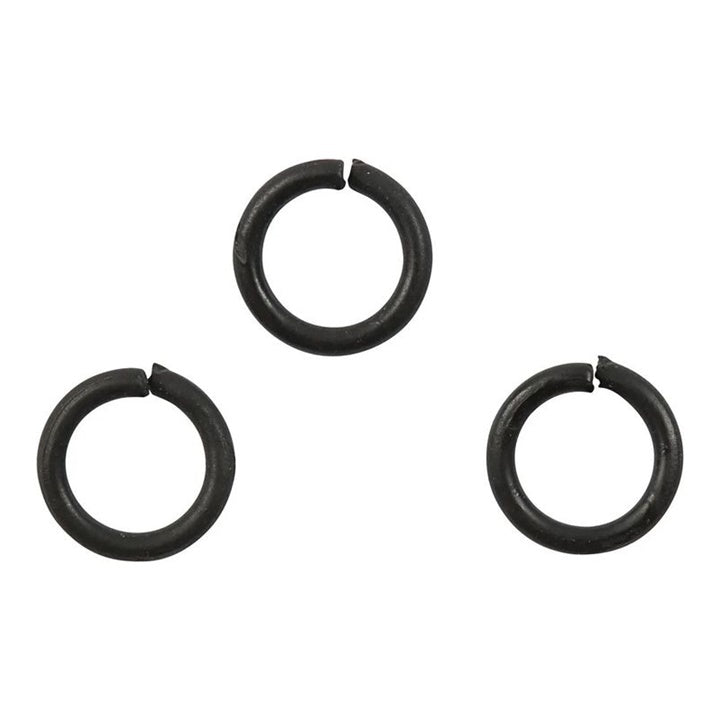 Fekete csatlakozó gyűrűk 7 mm x 1 mm - 50 db (2)