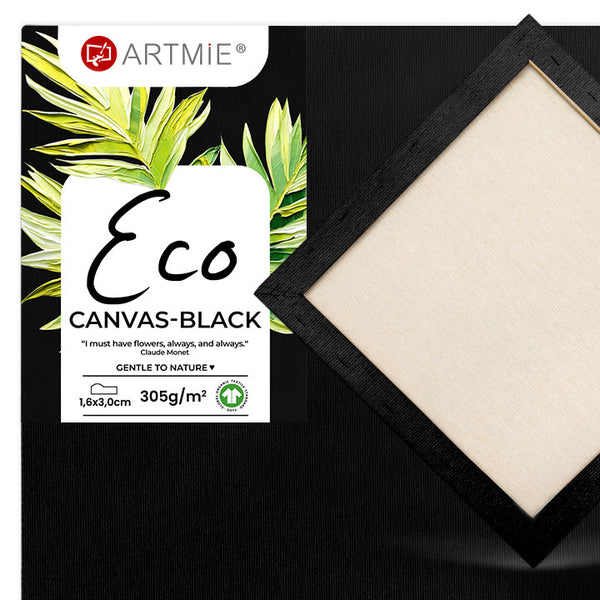 Fekete ECO művész vászon kereten | Különböző méretekben