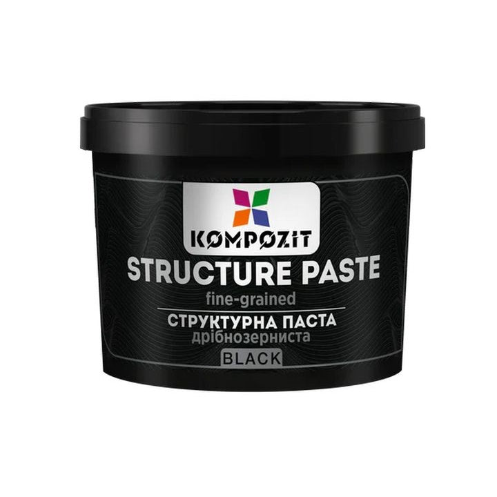 Fekete finom szemcsés strukturáló paszta Kompozit által (1)