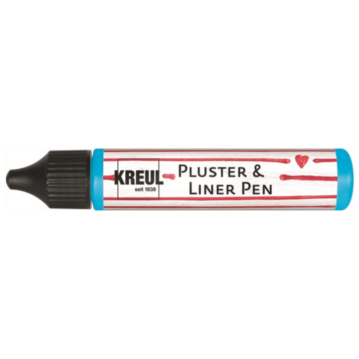 Felfúvódó toll PicTixx Pluster and LinerPen – Sun yellow