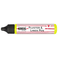 Felfúvódó toll PicTixx Pluster and LinerPen – Ruby Red