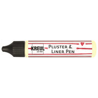 Felfúvódó toll PicTixx Pluster and LinerPen - Neon sárga