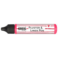 Felfúvódó toll PicTixx Pluster and LinerPen - Neon rózsaszín