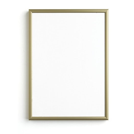 Fém arany keret plexi üveggel (1)